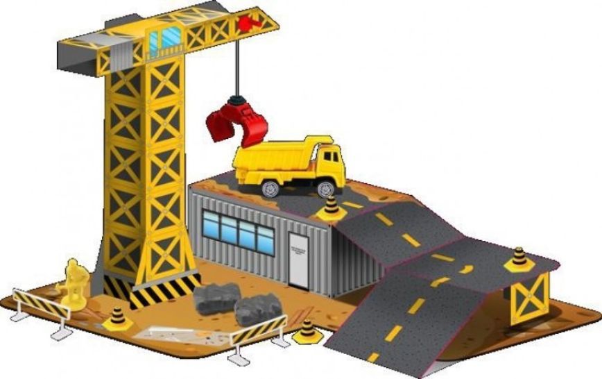 Construction Play Set (Includes 1 Car) John Ayrey Die Casts